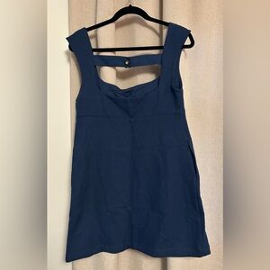 Maeve Mini Shift Dress -Navy